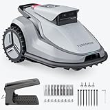 Terramow V1000 M&auml;hroboter ohne Begrenzungskabel, ohne RTK, mit KI-Bilderkennung und Hinderniserkennung f&uuml;r Garten bis 1200m&sup2;