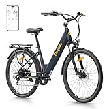 Eleglide T2 E Bike, 27,5" Trekkingrad E-Bike Herren Damen mit Hydraulische Scheibenbremsen, 36V 13Ah Akku,100km Reichweite, Elektrofahrrad mit 7-Gang-Getriebe, Pedelec Citybike EBike für Erwachsene