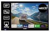 Reflexion LED19iBT 19 Zoll Smart TV (HD Ready, DVB-T2/S2/C, HDMI, CI+, Bluetooth, WLAN, 12V/230V) &ndash; Leichter Camping Fernseher f&uuml;r Wohnwagen, Wohnmobil, Caravan, Boot & LKW mit VESA 100x100